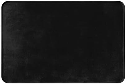 Custom Area Rug with Image Logo Text 24x16in Black