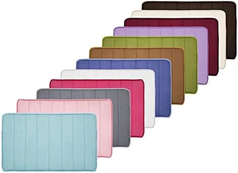 Valcatch 17x24 Inch Memory Foam Bath Mat