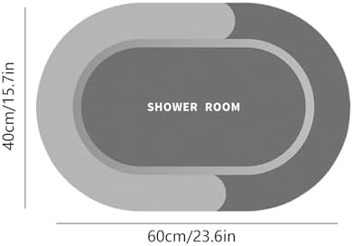 Super Absorbent Quick Drying Bath Rug 16x24in