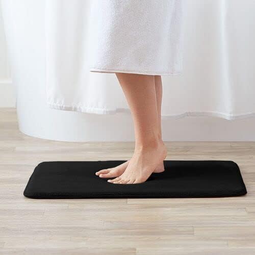 Custom Area Rug with Image Logo Text 24x16in Black