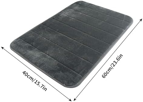 Soft Velvet Bath Mat with Non-Slip Design