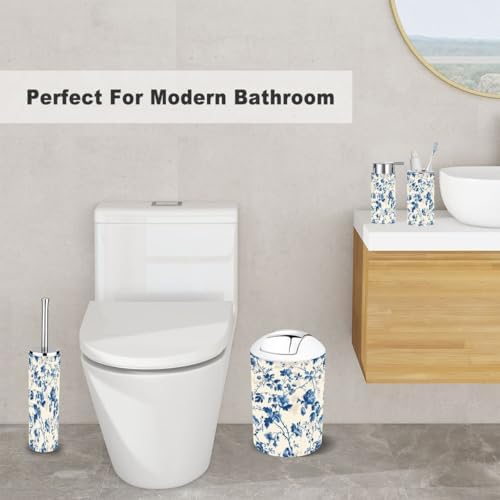 Vintage Bathroom Accessory Set 6 Piece