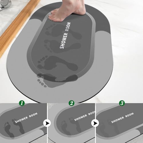 Super Absorbent Quick Drying Bath Rug 16x24in