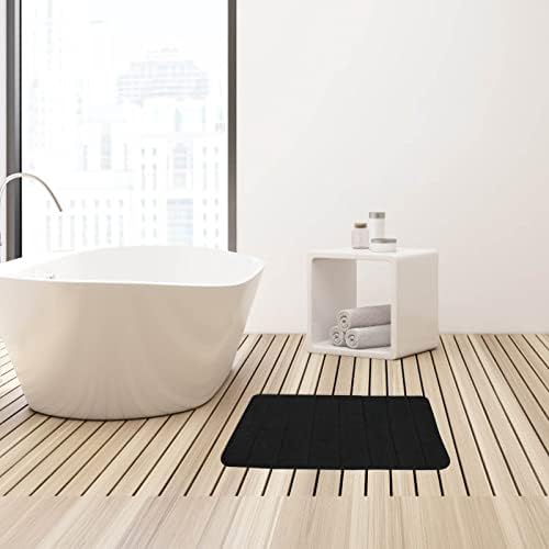 Memory Foam Bathroom Rug 24x16 Inch Non-Slip and Machine Washable
