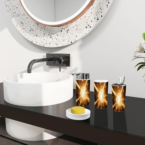 Boho Flames Bathroom Accessory Set 6 Piece