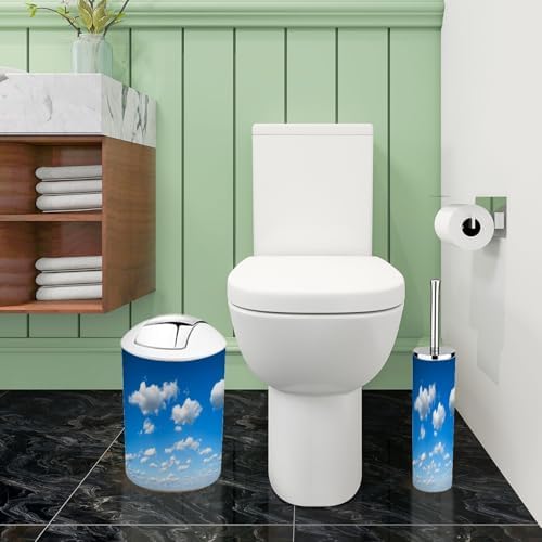 Boho Bathroom Accessory Set 6 Piece Modern Decor