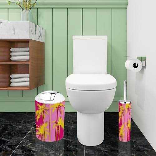 Boho Styled 6 Piece Bathroom Accessory Set