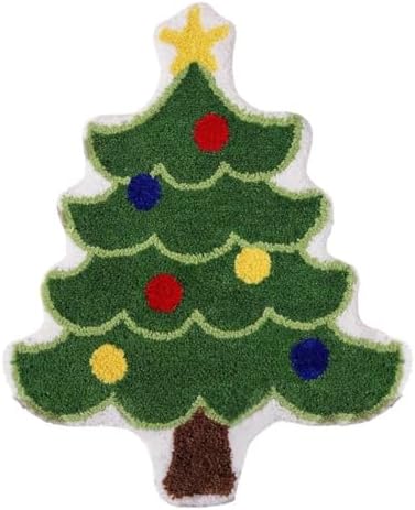Christmas Bath Mats - Non-Slip Winter Carpet with Santa Pattern