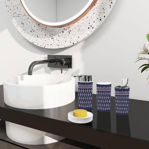 Boho Style 6-Piece Bathroom Accessory Set 1