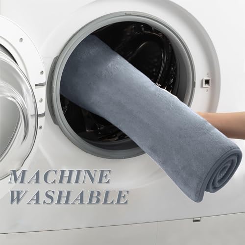 4PCS Bath Mat Set Non-Slip Soft Water Absorbent