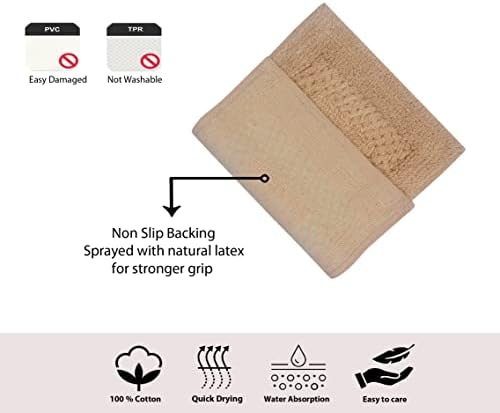 Home Weavers Classy Bathmat Set 3 Piece Non-Slip Linen