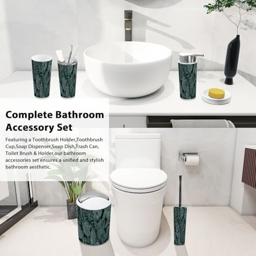 Boho Luxury Bathroom Accessory Set 6 Piece