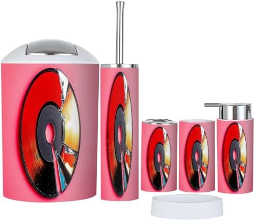 Boho 6 Piece Bathroom Accessory Set 1