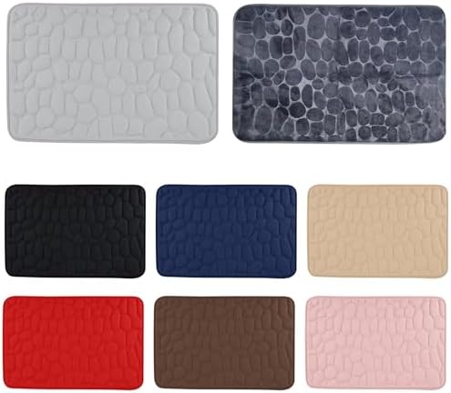 HOVTOIL Memory Foam Bath Mat Red
