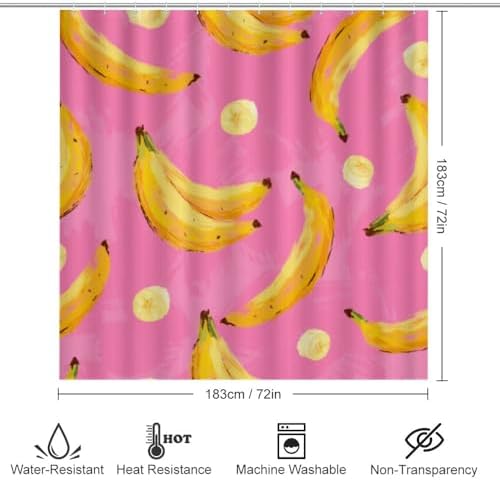 Kuizee 4 Piece Shower Curtain Set with Rugs 1