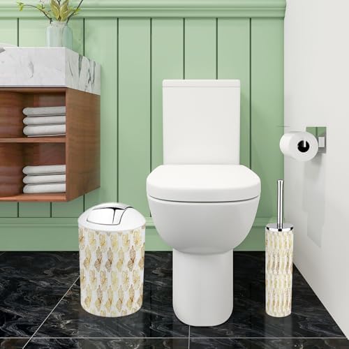 Boho Butterfly Bathroom Accessory Set 6 Piece 1