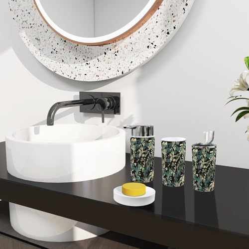 Boho Camouflage Bathroom Accessory Set 6 Piece