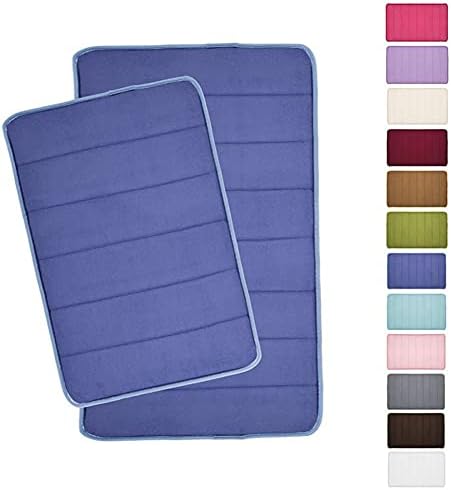 Valcatch 17x24 Inch Memory Foam Bath Mat