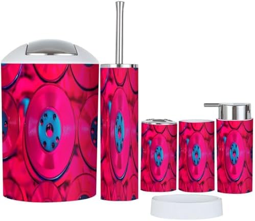 Boho 6 Piece Bathroom Accessory Set