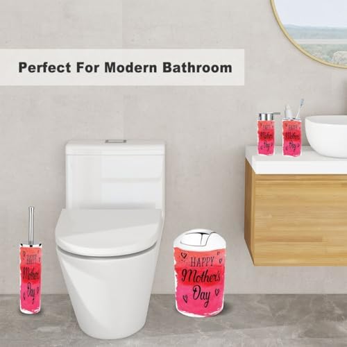 Happy Mothers Day 6 Piece Bathroom Accessory Set