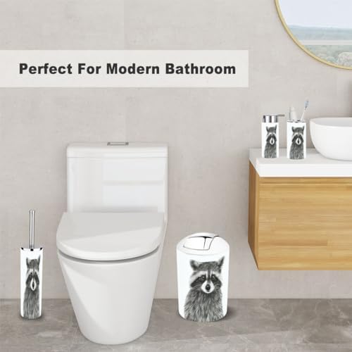 Cute Bathroom Accessory Set 6 Piece