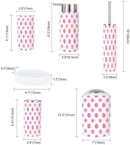 Happy Mother Day 6-Piece Bathroom Accessory Set