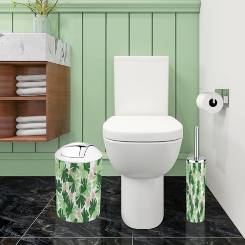 Boho Tropical Bathroom Accessory Set 6 Piece