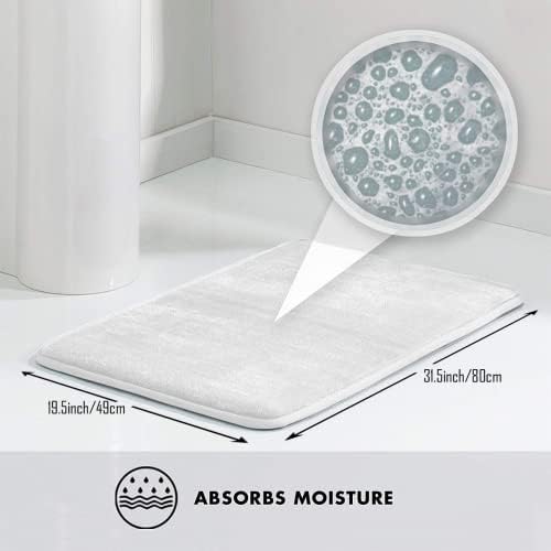 Apular Non-Slip Bath Mat 24x16 Inch Nautical Jaws Design