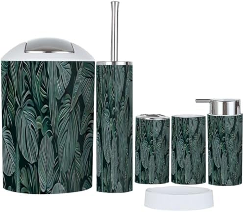 Boho Luxury Bathroom Accessory Set 6 Piece