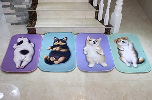 Magik 3D Akita Dog Non-Slip Doormat with Pattern