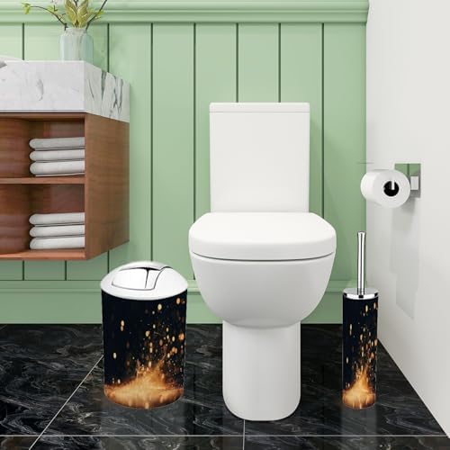 Boho Glitter Bathroom Accessory Set 6 Piece
