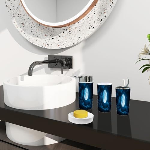 Boho Nighttime Sky Bathroom Accessory Set 6 Piece
