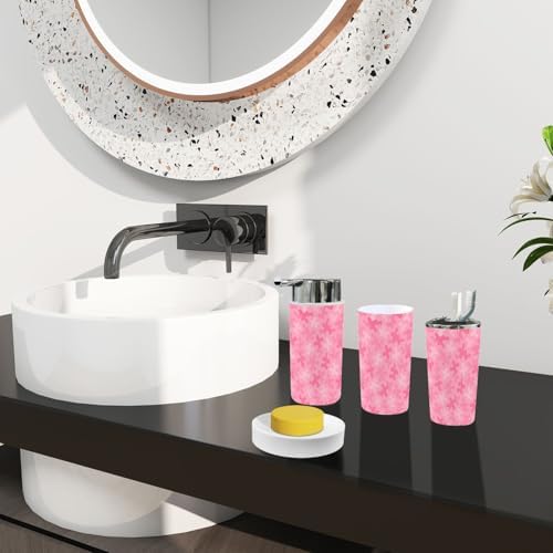 Boho Girly Bathroom Accessory Set 6 Piece