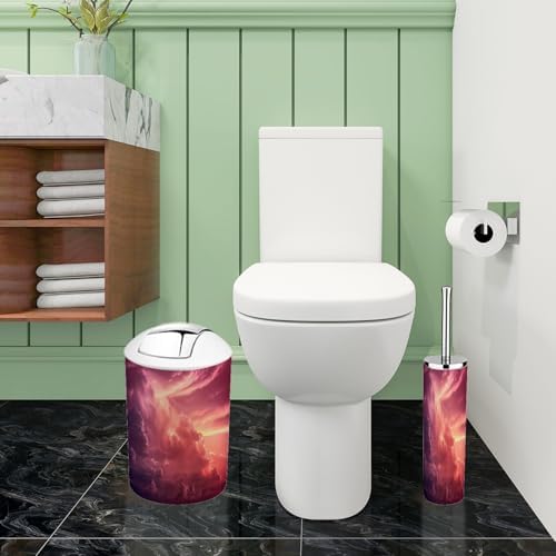 Boho Bathroom Accessory Set 6 Piece 1
