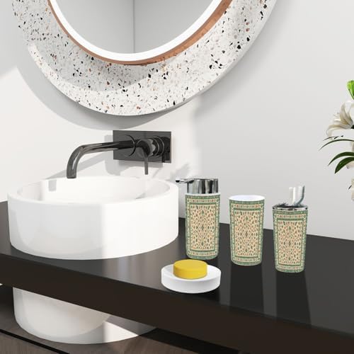 Boho Christmas Bathroom Accessory Set 6 Piece 1