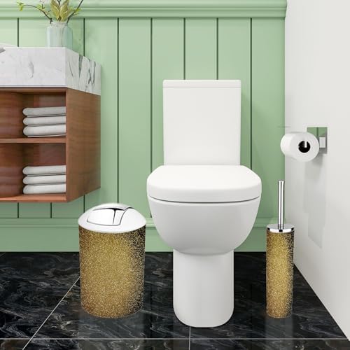 6-Piece Boho Golden Bathroom Accessory Set