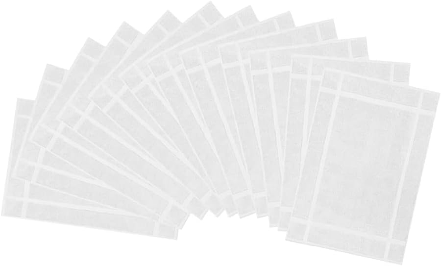 Pearl Linens 12-Pack Cotton Bath Mats White 18x25in