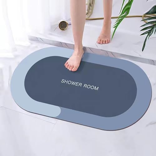 Diatomaceous Earth Bath Rug with Non-Slip Backing