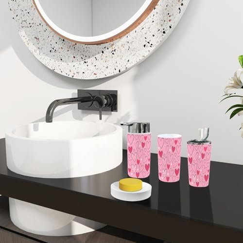 Boho Pattern Bathroom Accessory Set 6 Piece