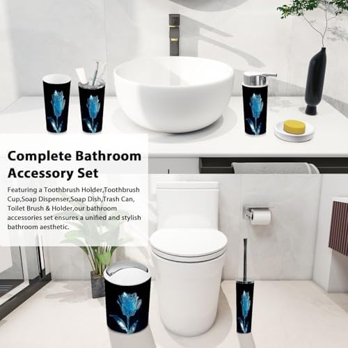 TRANQDEHOM Bathroom Accessory Set 6 Piece