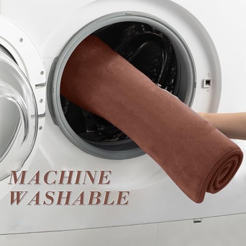 4 Piece Bathroom Rug Set with Non-Slip Mats and Toilet Cover