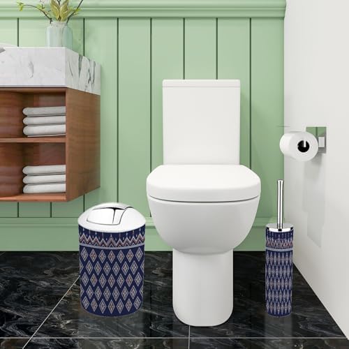 Boho Style 6-Piece Bathroom Accessory Set 1