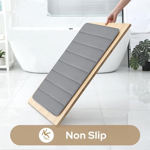 Soft Memory Foam Bath Mat Set 2PCS Non-Slip Water Absorbent