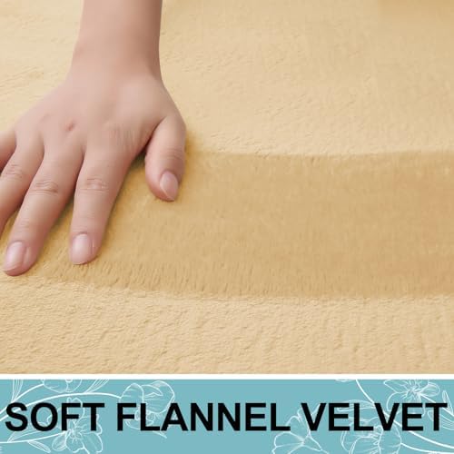 Smiry Memory Foam Bath Mat 47x20 - Non Slip Absorbent Washable