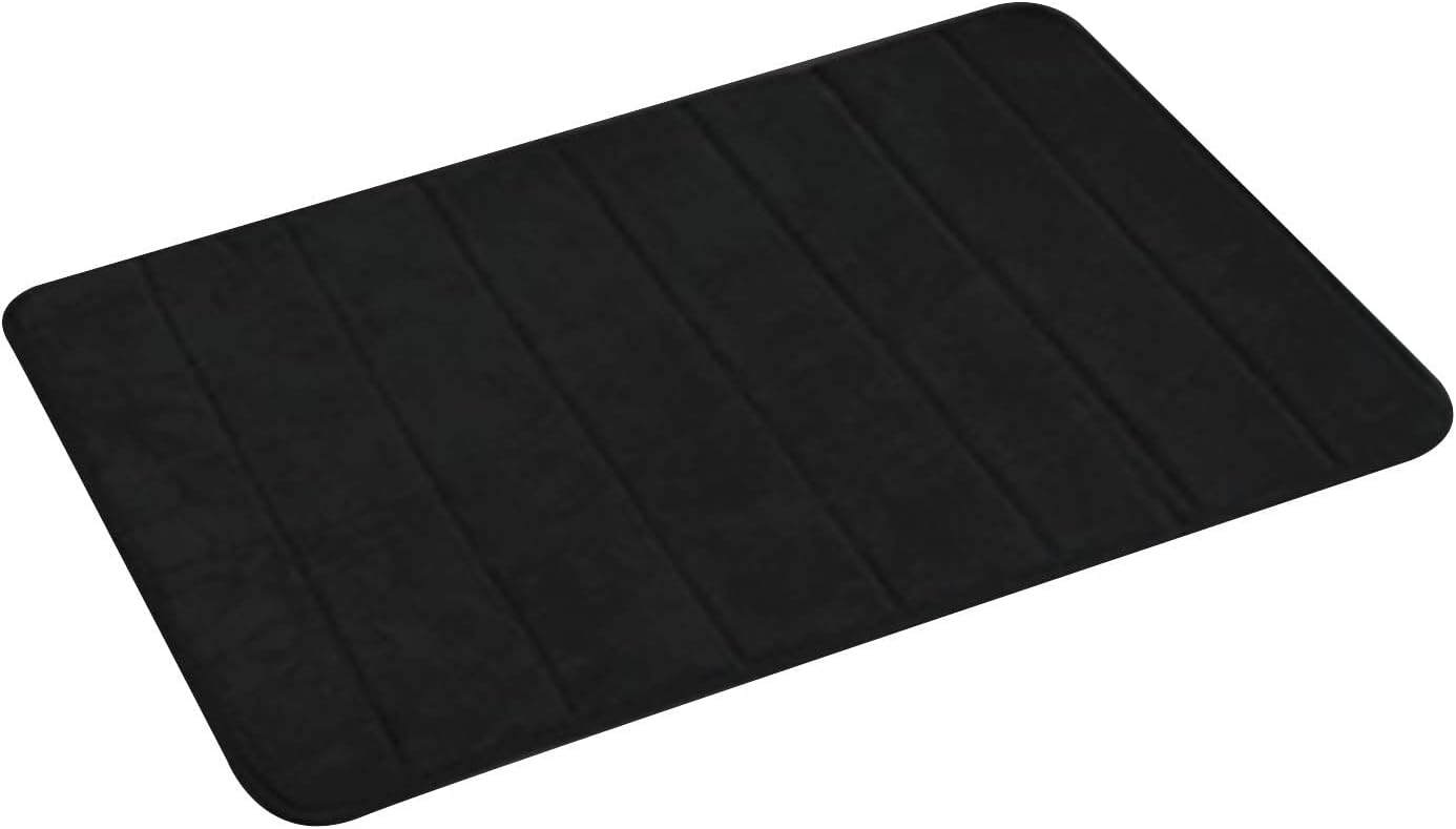 Memory Foam Bathroom Rug 24x16 Inch Non-Slip and Machine Washable