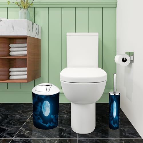 Boho Nighttime Sky Bathroom Accessory Set 6 Piece