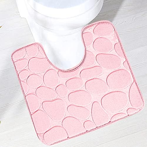 Reyox U-Shaped Bath Mat Pink 16x20