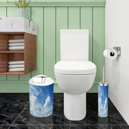 Boho Clouds 6 Piece Bathroom Accessory Set