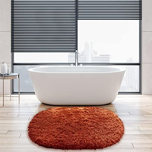 Gooddyiyukey 27x18 Inch Shaggy Non-Slip Bath Rug Set