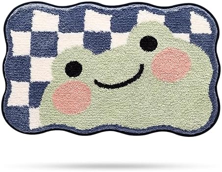 Molesun Frog Bath Rug Mat Extra Soft Non-Slip Microfiber Bath Mat